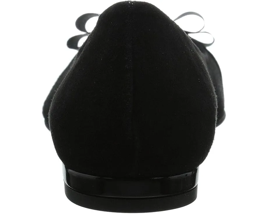 Балетки French Sole Onstage с бантом и лакированным мыском