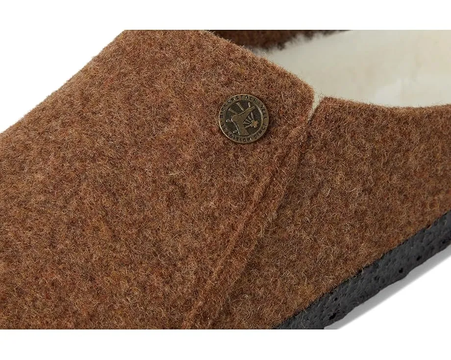 Тапочки Birkenstock Zermatt с натуральным мехом и анатомической стелькой