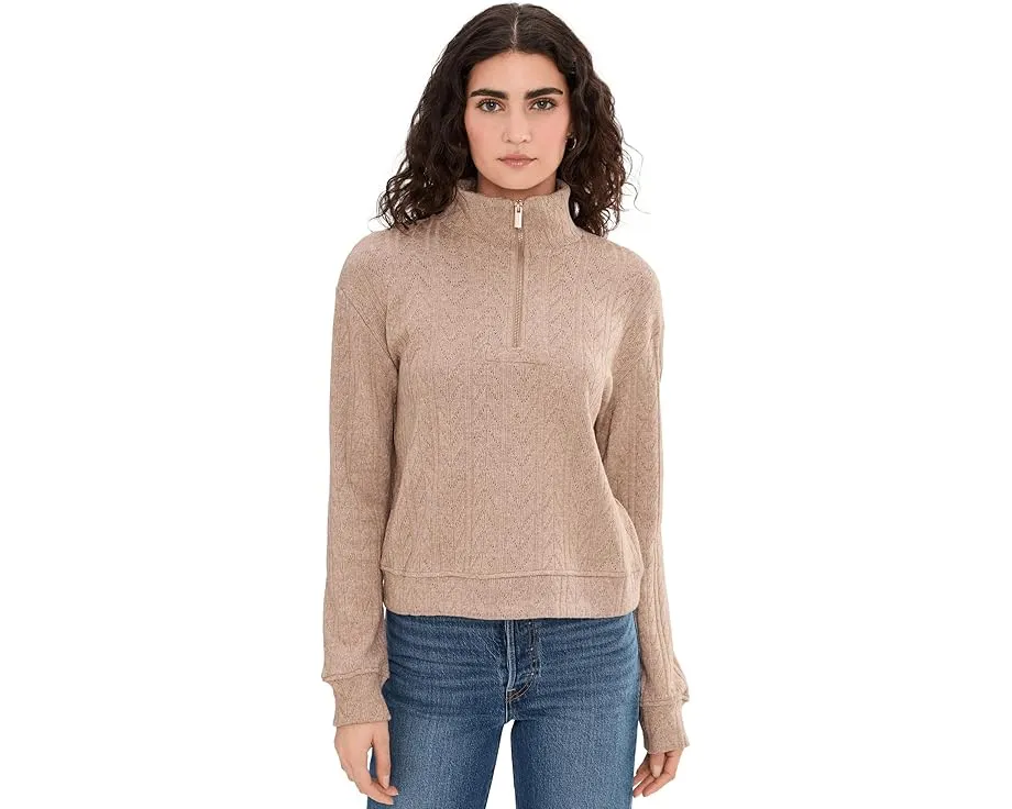 Свитер Splendid Sweatersoft с молнией на четверть