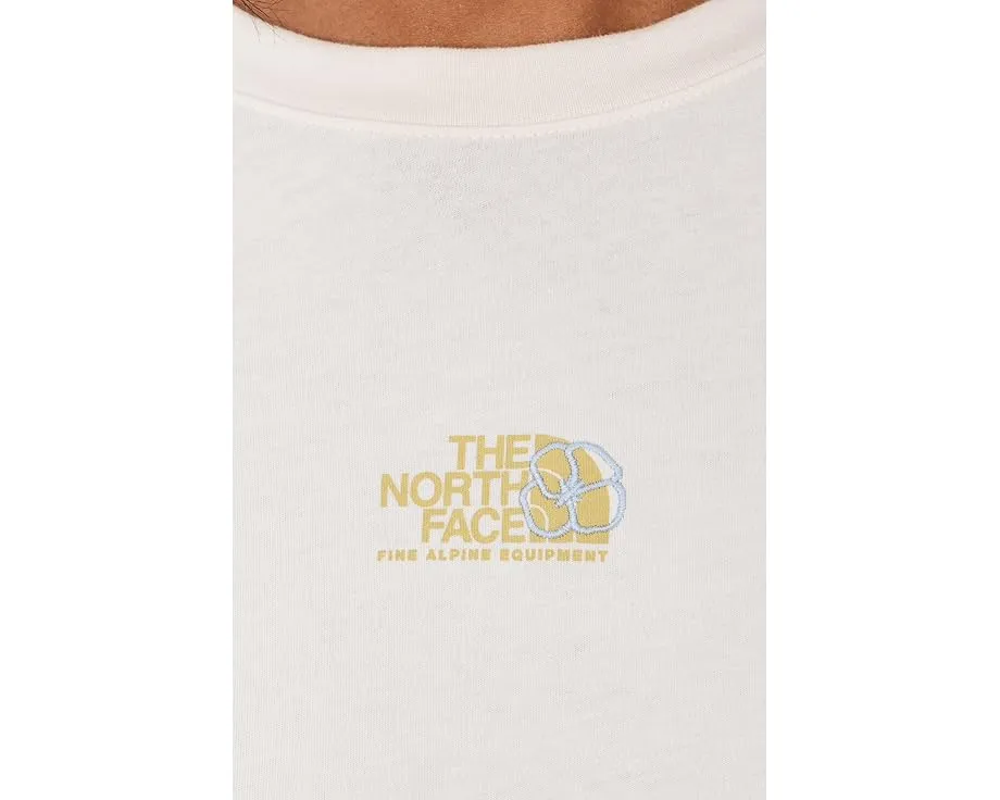 The North Face футболка Floral Alpine Relaxed Long Sleeve Tee Granite Grey