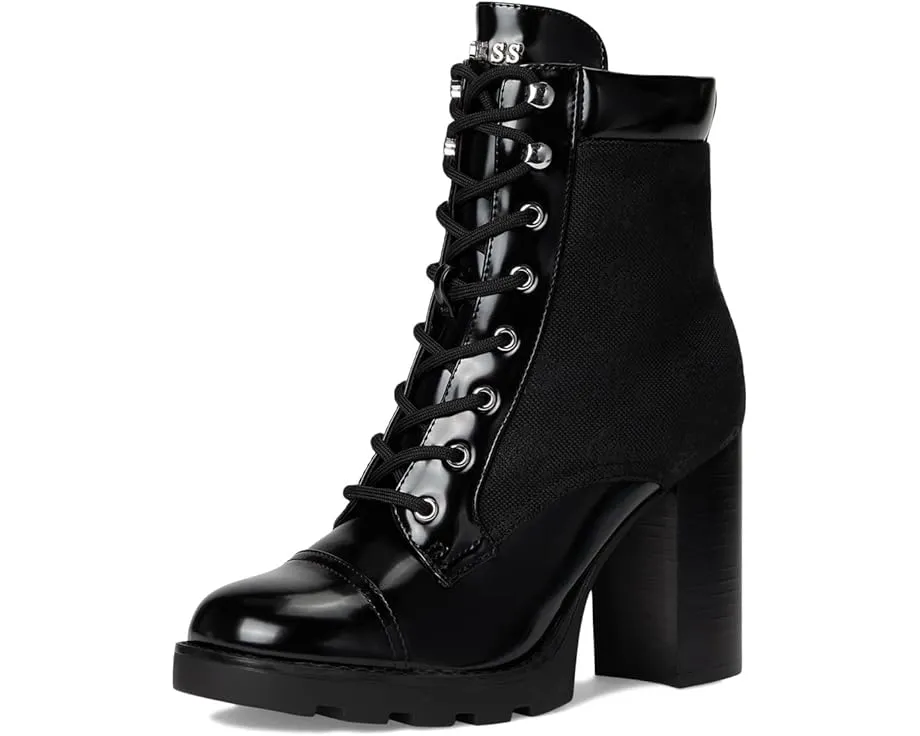 Ботильоны GUESS Nellsan на устойчивом каблуке с круглым носком