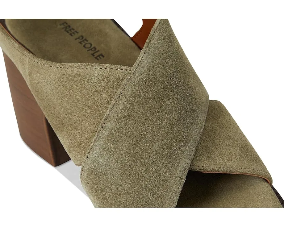 Сабо Cora Platform на платформе с ремешками из замши от Free People