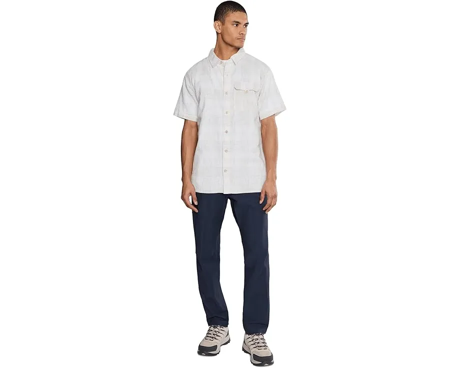 Royal Robbins рубашка Hempline Spaced с коротким рукавом из смеси конопли