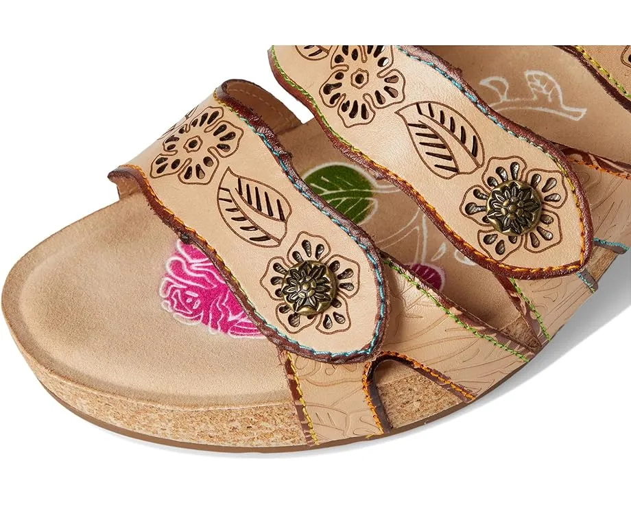 Сандалии Carbone с клиновидным каблуком и регулируемыми ремешками