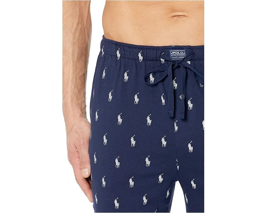 Пижамные брюки Polo Ralph Lauren из джерси с закрытой резинкой