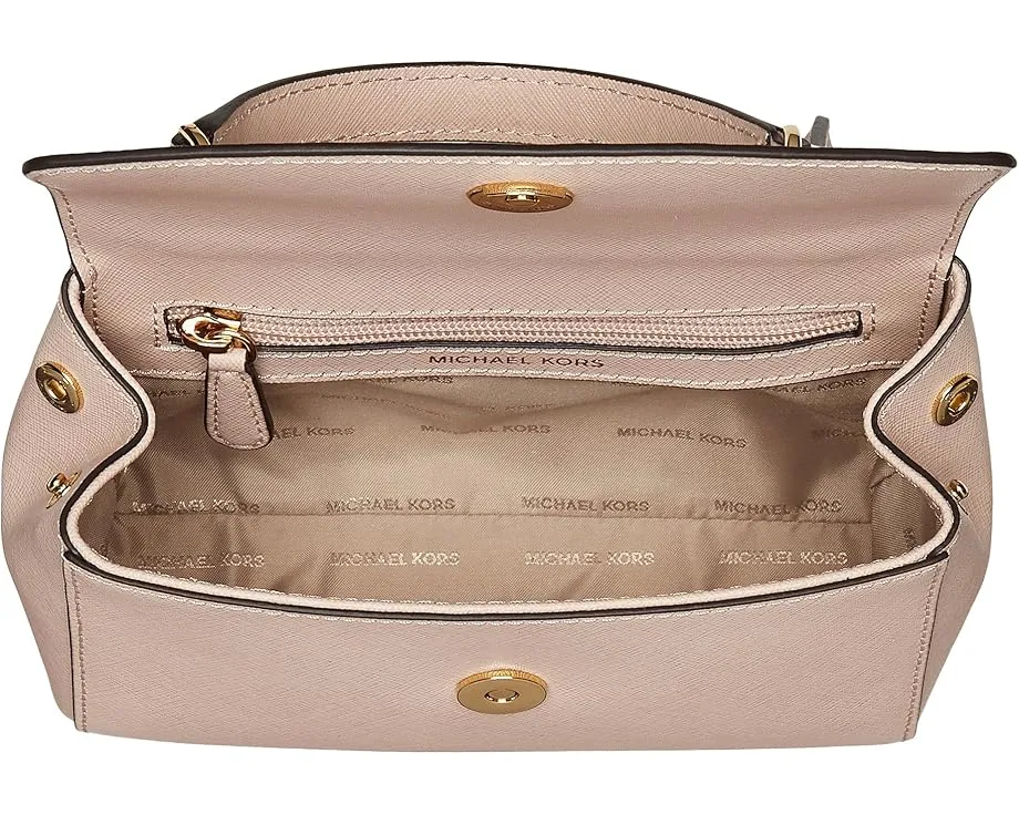 MICHAEL Michael Kors мини-сумка Ava через плечо из кожи сафьяно