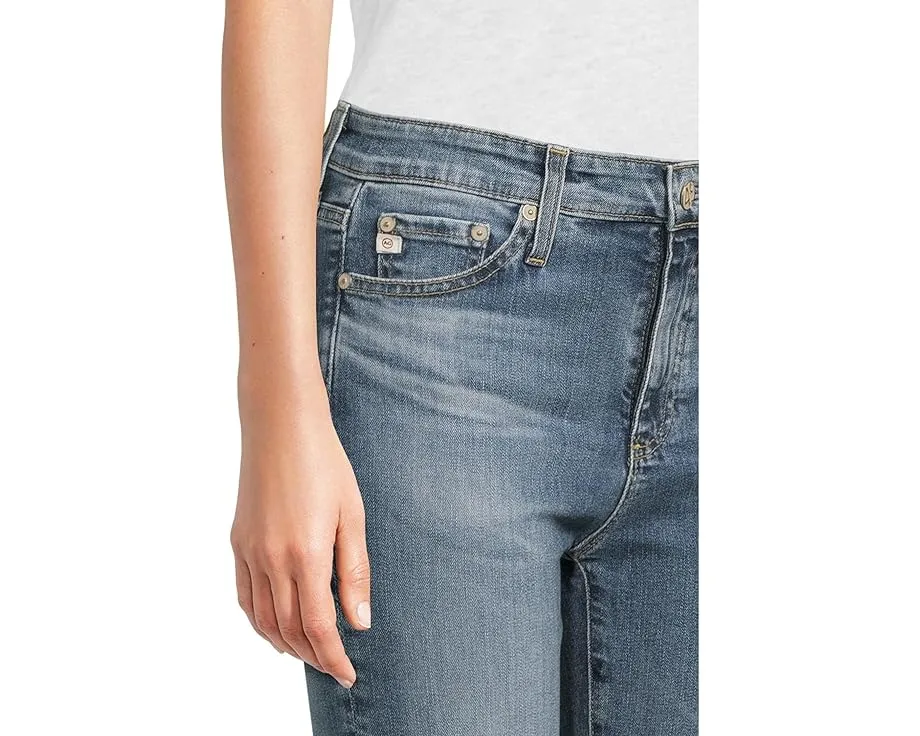 Джинсы AG Jeans Mari с высокой посадкой и прямыми штанинами из эластичной ткани