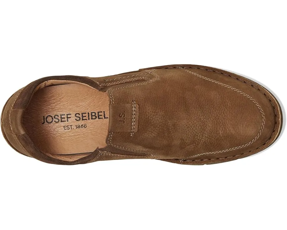 Мокасины Josef Seibel Ruben 03 из нубука с ручной строчкой