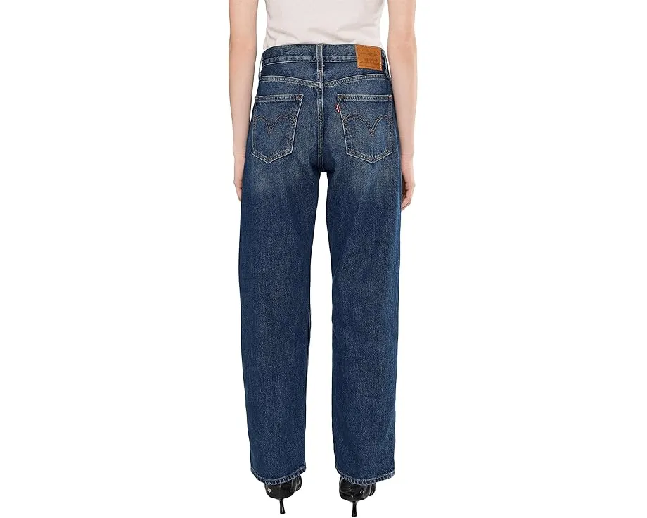Джинсы Levi's Dad Jean с резинкой на талии и прямым кроем