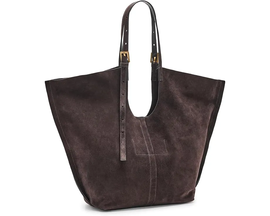 AllSaints Сумка тоут Ara из замши восточно-западной ориентации