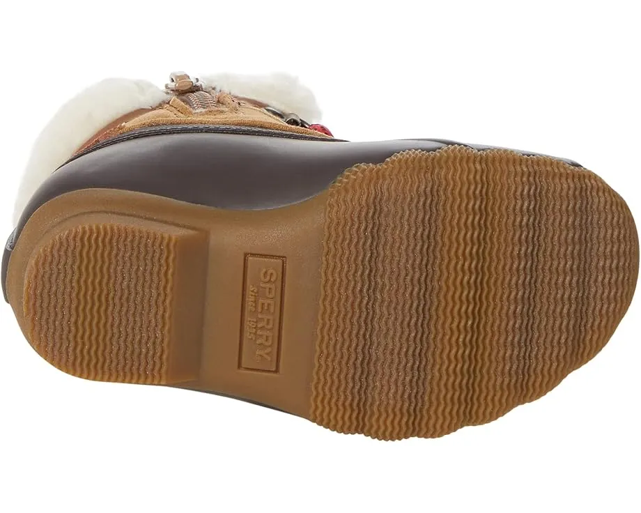 Детские зимние ботинки Sperry Alpine Saltwater с водоотталкивающей пропиткой и искусственным мехом