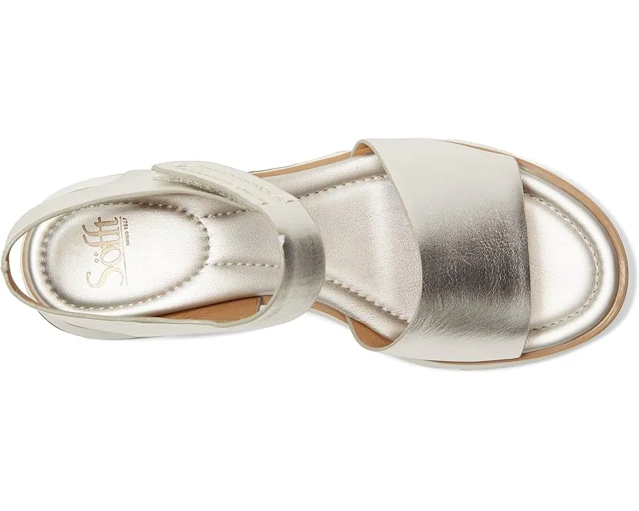 Сандалии Sofft Morgan из кожи с регулируемым ремешком на щиколотке