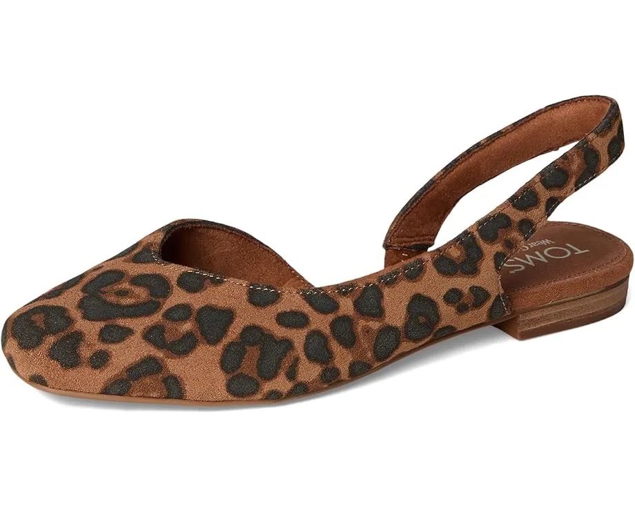 TOMS Балетки Alene с квадратным носком и мини каблуком