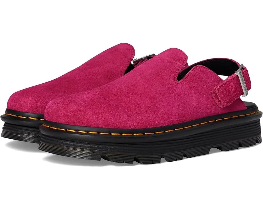 Мюли Dr. Martens Zeb Zag на гибридной амортизирующей подошве из замши