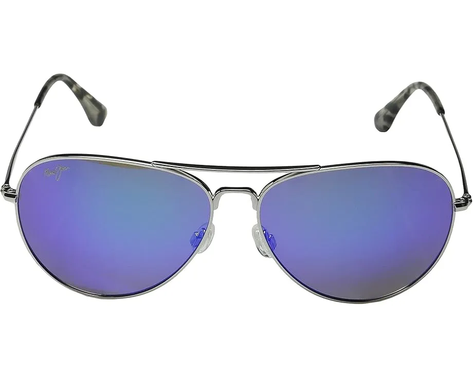 Солнцезащитные очки Maui Jim Mavericks в авиаторском стиле с линзами PolarizedPlus2