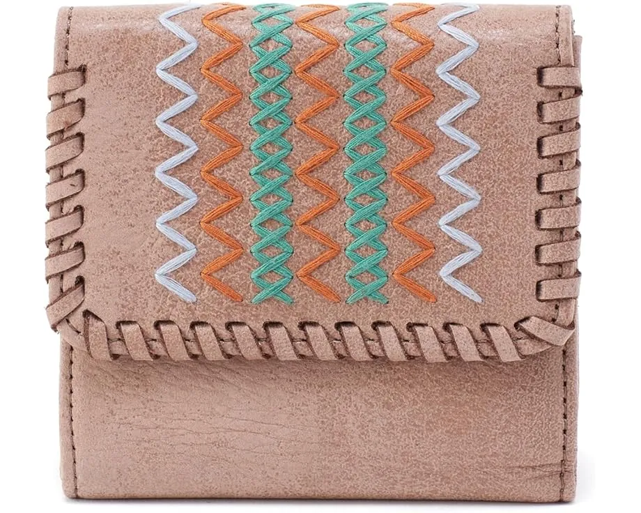 HOBO Foray Small Wallet с декоративной строчкой и ручкой для переноски