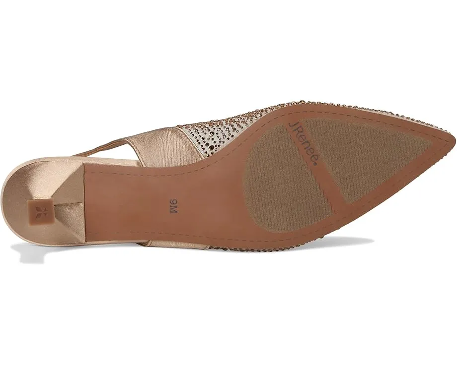 Туфли Aleksa на каблуке с мысом и стропой от J. Renee