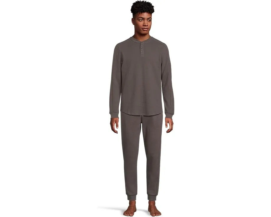 Брюки-джоггеры Barefoot Dreams Waffle Thermal с текстурой вафли
