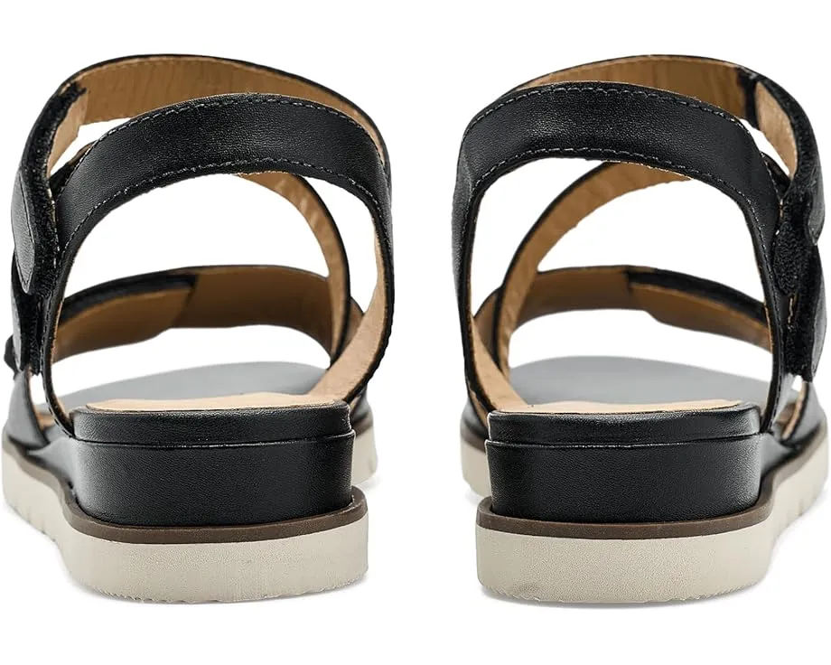 Сандалии Triple с тремя регулируемыми ремешками и клиновидной подошвой David Tate