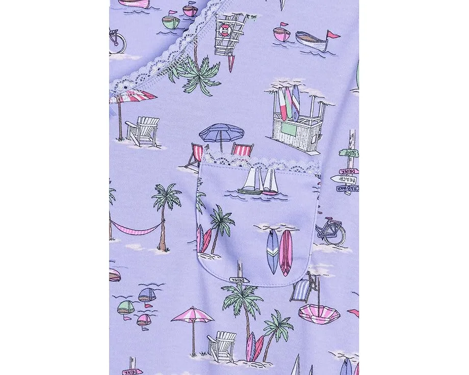 Пижамный набор Plus Size с футболкой и шортами Bermuda от Karen Neuburger