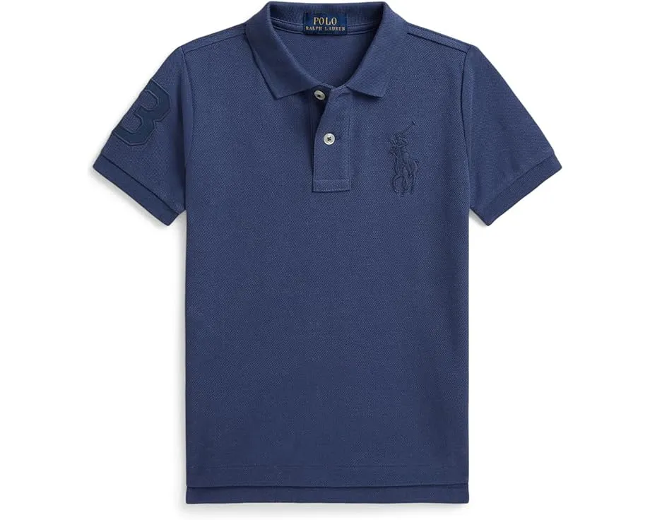 Детская поло Polo Ralph Lauren Big Pony с принтом под краску