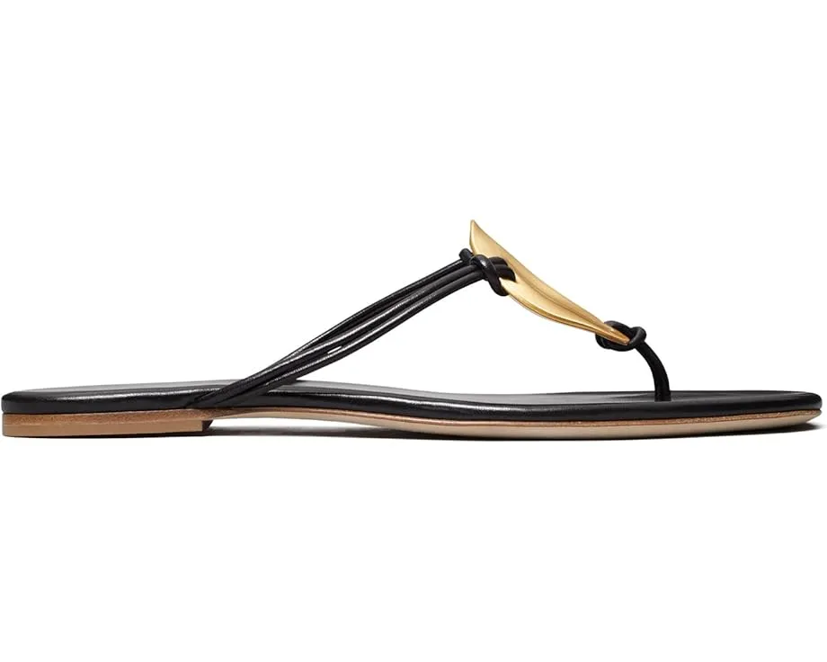 Сандалии Tory Burch Patos из кожи с открытым носком
