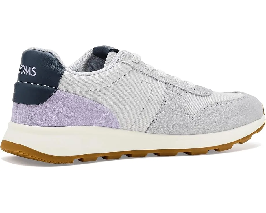 Кроссовки TOMS TRVL LITE Retro из замши с эластичным мысом и съемной стелькой