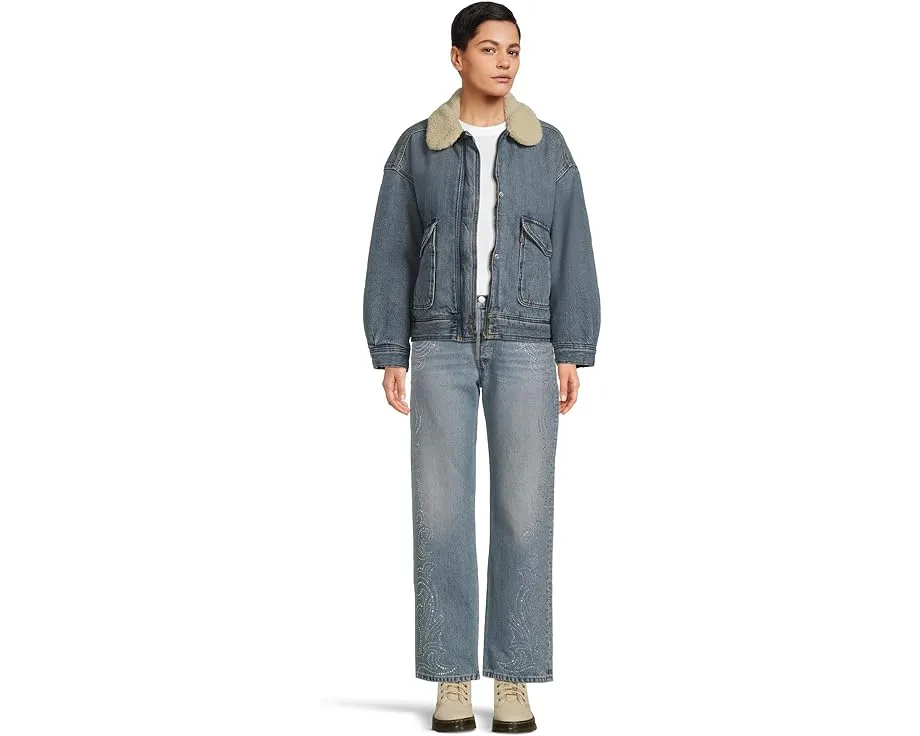 Куртка-бомбер Levi's® Premium Sherpa с воротником под искусственный мех