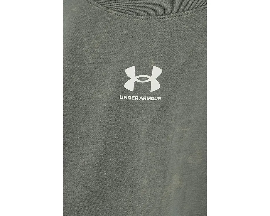 Under Armour футболка Rival Boxy Tee Wash с принтом