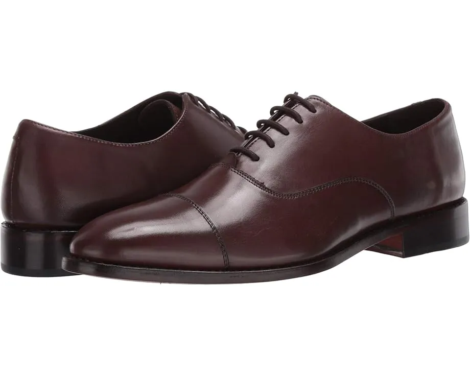 Оксфорды Clinton Cap Toe от Anthony Veer из цельной зернистой кожи