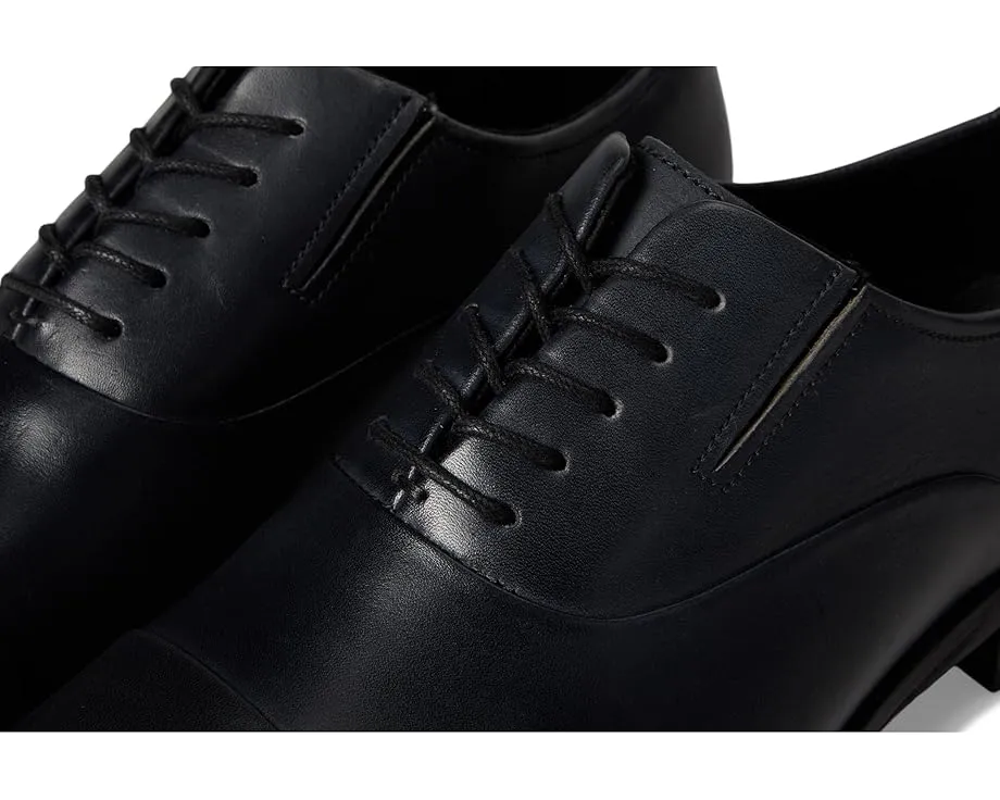 Кожаные оксфорды Tully Cap Toe с эластичной вставкой и каблуком