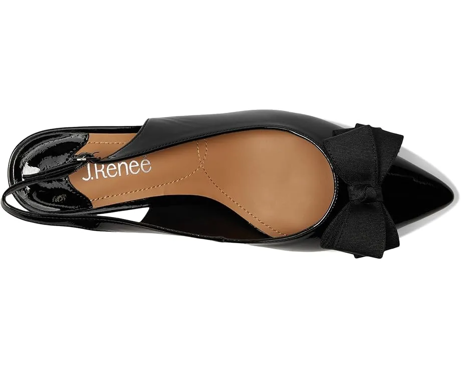 J. Renee Kimma лодочки с острым носком и бантом на блочном каблуке