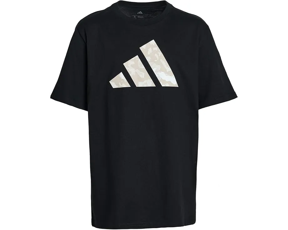 Футболка adidas Kids Lenticular Camo Logo с лентикулярным камуфляжным принтом