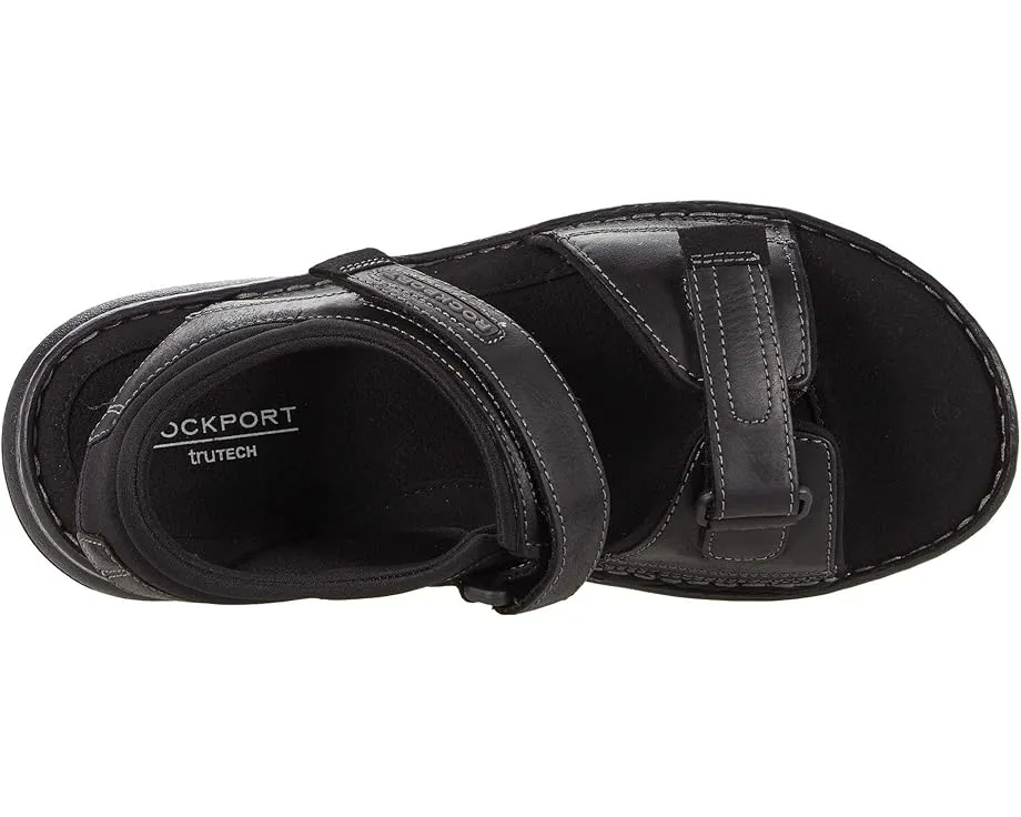 Сандалии Rockport Darwyn Quarter Strap с открытым носком и двумя застежками