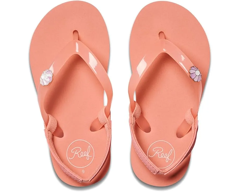 Детские шлепанцы Reef Little Charming с эмалевым украшением
