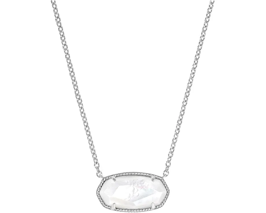 Kendra Scott Кулон Elisa Statement на короткой цепочке с иридисцентным друзом