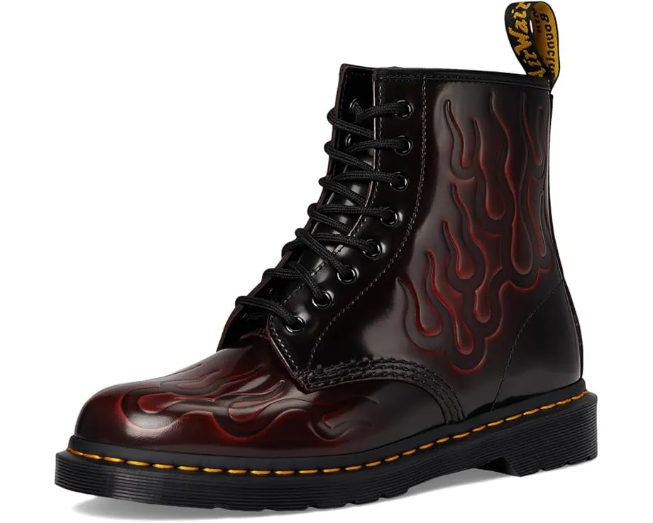 Ботинки Dr. Martens 1460 Inferno из кожи Arcadia с тиснением пламени