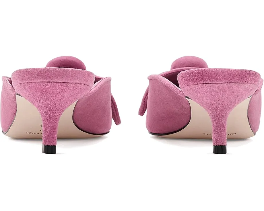 Мюли Layla Suede Kitten Heels от Cinq à Sept на низком каблуке