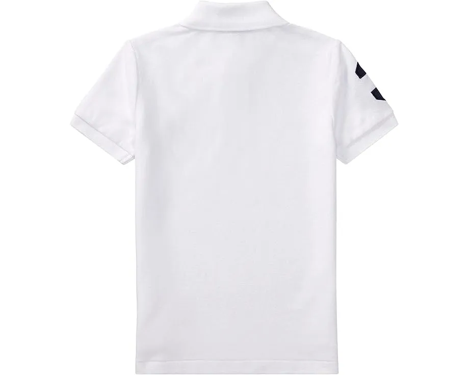 Детское поло Big Pony Cotton Mesh от Polo Ralph Lauren белое