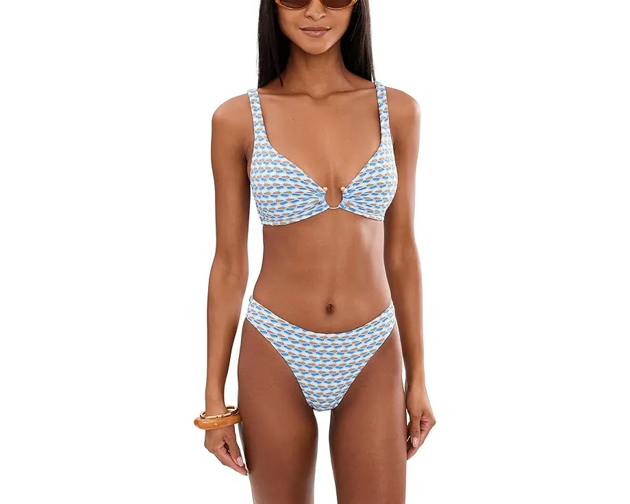 Трусы-бикини Seafolly Mala с высоким вырезом и полным покрытием