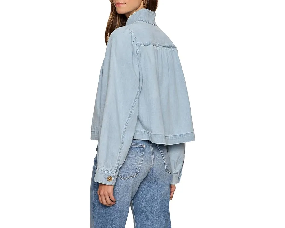 Джинсовый пиджак Sanctuary Charlotte свободного кроя с прорезными карманами