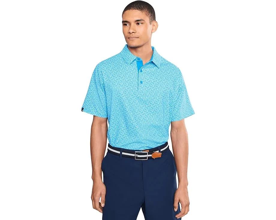Поло Callaway с принтом в клетку и вышивкой Tile Gingham