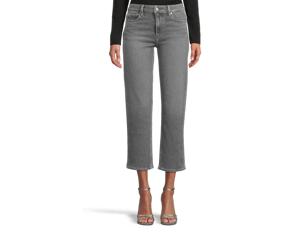 Джинсы Paige Mason Ankle в стиле Cirques с прямым кроем и миди-посадкой