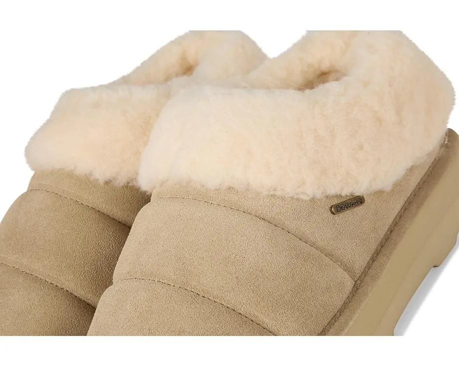 Уютные тапочки Bearpaw Ari из замши с подкладкой из овчины