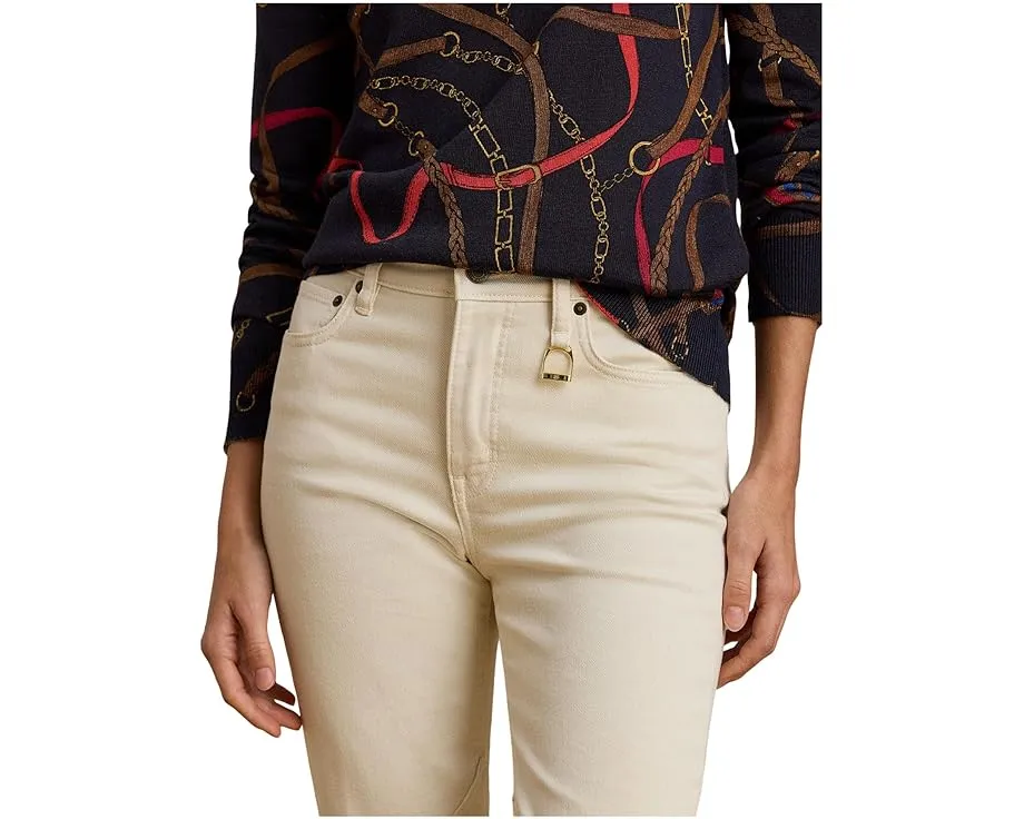 Джинсы Lauren Ralph Lauren с высокой посадкой и зауженным низом