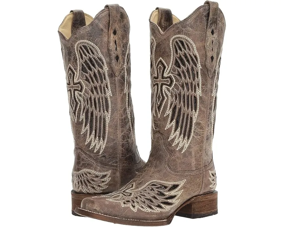 Ковбойские сапоги Corral Boots A1197 с дизайном крыла и стразами
