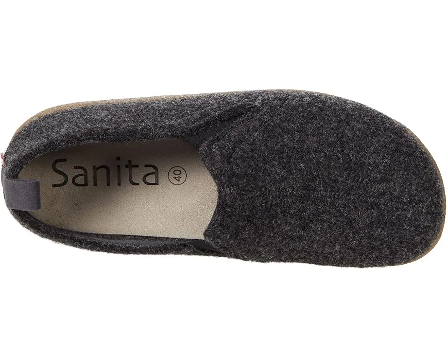 Sanita Skagen слипоны на платформе с текстильным верхом