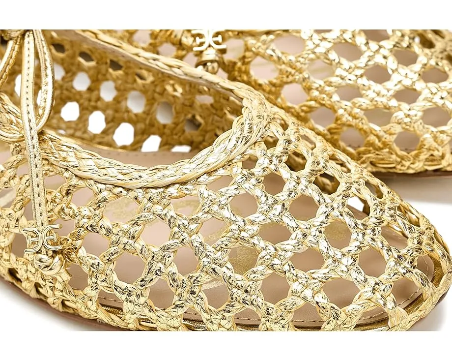 Балетки Sam Edelman Marcie с плетеным верхом и квадратным носком