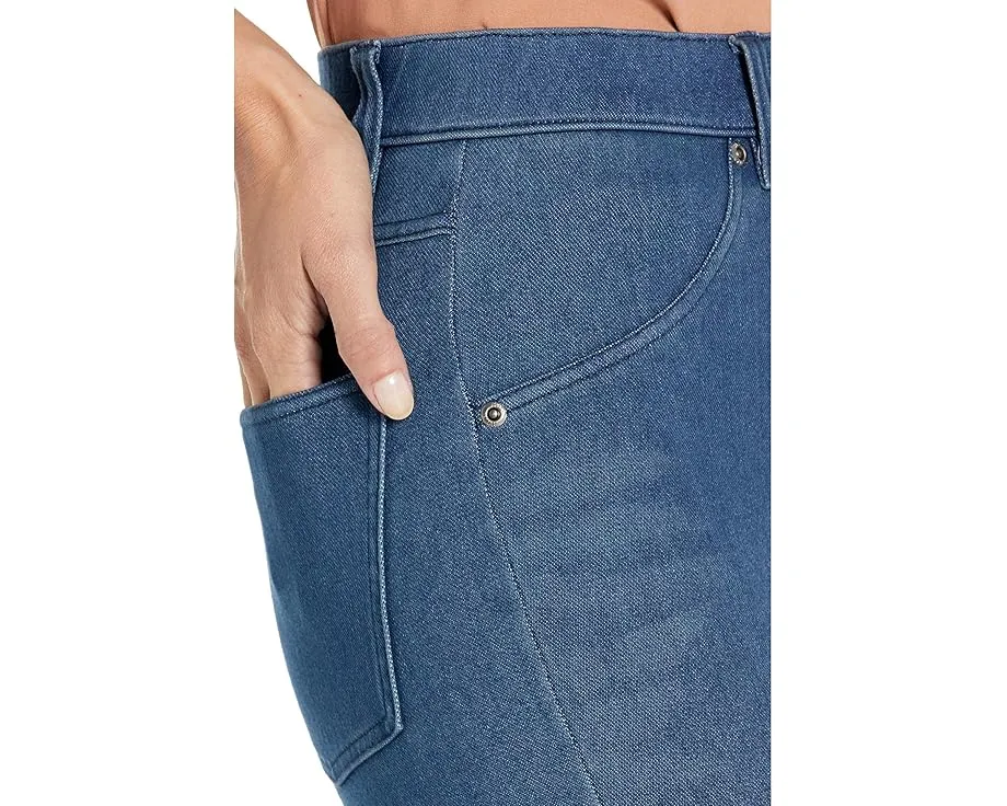Джинсовые леггинсы HUE High-Waist Ultra Soft с зауженным низом и эластичным поясом