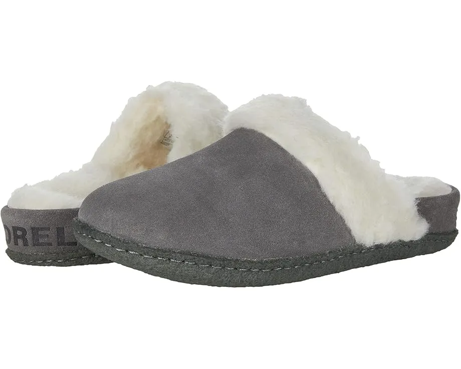 Домашние тапочки-слипоны SOREL Nakiska™ Slide II с искусственным мехом и резиновой подошвой